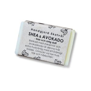 Ekotvål Shea & Avokado med frisk och örtig doft 40 g